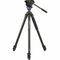 Benro Videostativkit A2573F Aluminium Serie 2 inkl. Videoneiger S4Pro 
