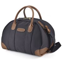 Billingham Overnighter  Black Fibrenyte/Tan