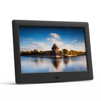 Braun DigiFrame 81 Slim 8 (20,3cm) schwarz, Digitaler Bilderrahmen 