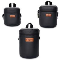 C-Rope Premium Objektivtasche mit Fleece-Fütterung  3er Set (XS+S+M)