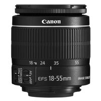 Canon EF-S 18-55mm f/3,5-5,6 IS II  Canon EF-S