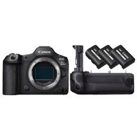 Canon EOS R5 Mark II + BG-R20EP Akkugriff mit LAN + 3 Akku LP-E6P 
