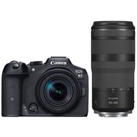 Canon EOS R7 + RF-S 18-150mm F3.5-6.3 IS STM + RF 100-400mm f/5,6-8 IS USM 