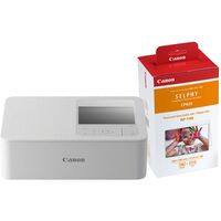 Canon Selphy CP1500 Drucker + Papier RP-108 10x15 (108 Blatt)  weiß