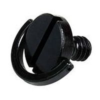 Caruba 1/4 Gewindeschraube mit D-Ring  schwarz