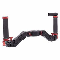 Caruba Aluminium Feder Doppelgriff für Ronin S/Zhiyun Serie / Feiyu Serie / Feiyu Serie 