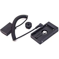 Caruba Canon LP-E17 (DR-E18) Dummy-Batterie + F970 Batteriezwickel (Spiralkabel) 