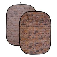 Caruba Faltbarer Hintergrund 150x200cm Roter Stein  150x200cm Roter Stein 