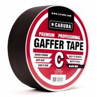 Caruba Gaffer Tape  50m x 5cm schwarz