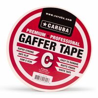 Caruba Gaffer Tape  50m x 5cm weiß