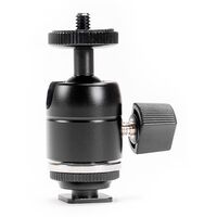 Caruba MBH-1 Mini Kugelkopf mit Blitzschuh 