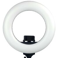 Caruba Ringleuchte Vlogger 12 Zoll LED-Set mit Tasche  schwarz