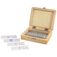 Celestron Objektträger mit 25 Fertigpräparaten 