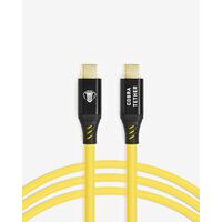 COBRAUNION USB-C Tether Kabel - 10M 5G  Gerade - Gerade gelb