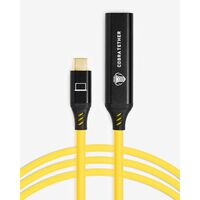 COBRAUNION USB-C Verlängerung - 10M  gelb