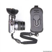 Cotton Carrier StrapShot Holster G3 - Rucksackgurt-Holster für 1 DSLR- oder DSLM-Kamera  grau