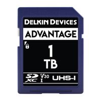 Delkin ADVANTAGE UHS-I (V30) SD Memory Card  1 TB Read: 100 MB/s