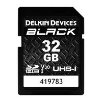 Delkin BLACK UHS-I Rugged SD Card (V30)  32 GB