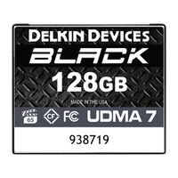 Delkin BLACK VPG-65 Compact Flash Memory Card  128 GB