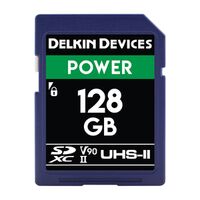 Delkin POWER UHS-II (V90) SD Memory Card  128 GB