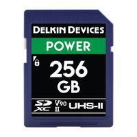 Delkin POWER UHS-II (V90) SD Memory Card  256 GB
