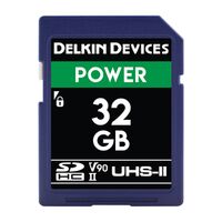 Delkin POWER UHS-II (V90) SD Memory Card  32  GB