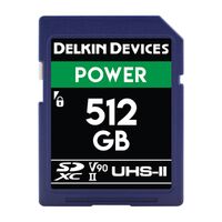 Delkin POWER UHS-II (V90) SD Memory Card  512 GB