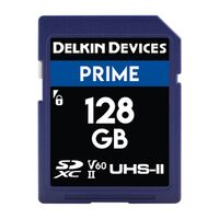 Delkin PRIME UHS-II (V60) SD Memory Card  128 GB