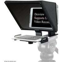 DESVIEW T12 Teleprompter (autocue) für Smartphone/Tablet 