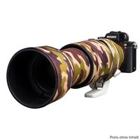 EasyCover Lens Oak Objektivschutz für Sony  FE 100-400mm F4. 5-5.6 GM OSS Braun Camouflage