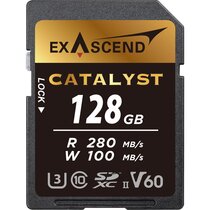 Exascend Catalyst SDXC UHS-II, C1 V60, 280/100 MB/s, Speicherkarte  128 GB