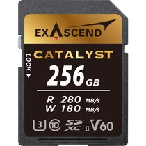 Exascend Catalyst SDXC UHS-II, C1 V60, 280/180 MB/s, Speicherkarte  256 GB
