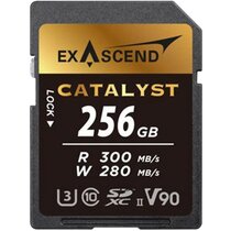 Exascend Catalyst SDXC UHS-II, C1 V90, 300/280 MB/s, Speicherkarte  256 GB