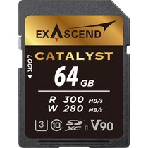 Exascend Catalyst SDXC UHS-II, C10 V90, 300/280 MB/s, Speicherkarte  64 GB