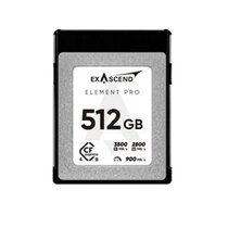Exascend Element Pro CFexpress Type-B 4.0, 3500 MB/s, Speicherkarte  512 GB