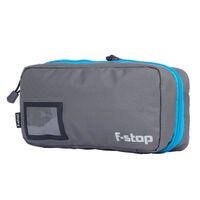 F-stop Accessory Pouch Gargoyle  M grau + Zipper blau