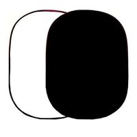 Falcon Eyes Background Board R-1482PU Weiß/Schwarz 148x200 cm 