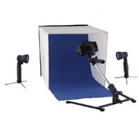 Falcon Eyes Faltbarer Aufnahmebox PBK-40AB-2LS 40x40 cm + 2 x 50W Lampen 