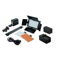 Falcon Eyes LED Lampe Set Dimmbar DV-160V-K2 inkl. Akku 