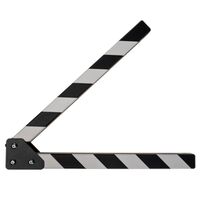 Filmsticks Filmklappe ClapperSticks All-Weather  schwarz / weiß Medium
