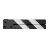 Filmsticks Filmklappe ClapperSticks All-Weather  schwarz / weiß Small