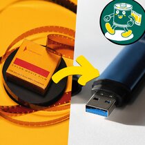 Foto Koch Digitalisierung - Super/Normal 8mm Filmspule auf USB-Stick (MPEG4)  15 cm (Ø Spule)