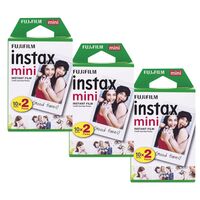Fujifilm Instax Mini Film Doppelpack 2x10 Aufnahmen  3er Set für 60 Bilder