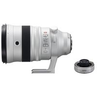 Fujifilm XF 200mm f/2,0 R LM OIS WR + Telekonverter XF 1.4X TC F2 WR  Fujifilm X grau-silber