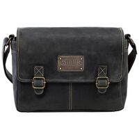 Gillis Leder Foto Schultertasche Trafalgar  vintage black