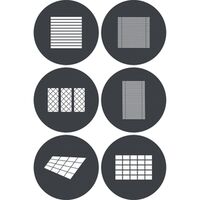 Godox GOBO Set für MG1200Bi  GP-GS4