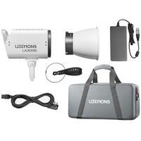 Godox Kit 1 x Litemons LED Light Bi-Color & Accessories and Bag  LA300Bi-K1