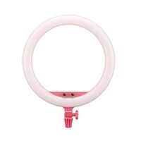 Godox LR150P - LED Ring Licht mit Smartphonehalterung  pink