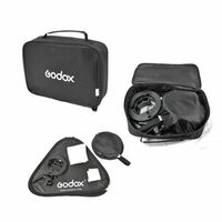 Godox S-bracket Bowens + Softbox 80x80cm + Grid 