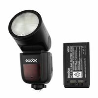 Godox Speedlite V1 + Zusatz Akku  Sony
